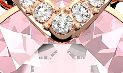 Shop Swarovski Bella Crystal Pendant Necklace In Pink
