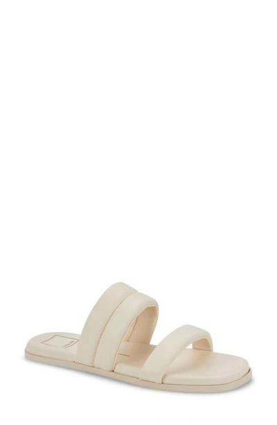 Shop Dolce Vita Adore Slide Sandal In Ivory Leather