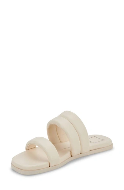 Shop Dolce Vita Adore Slide Sandal In Ivory Leather