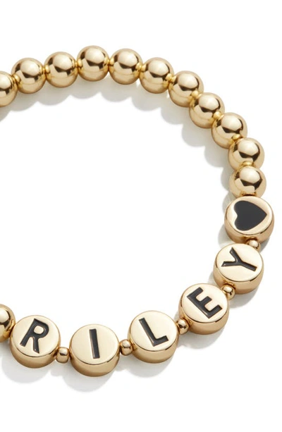 Baublebar Custom Beaded Stretch Bracelet In Black