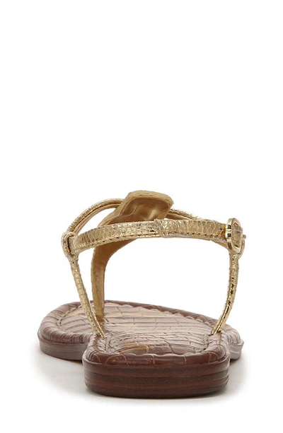 Shop Sam Edelman Gigi Sandal In Amber Gold