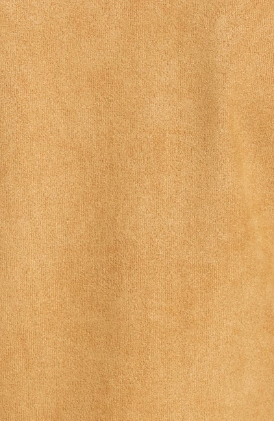 Bb Dakota By Steve Madden Bb Dakota X Steve Madden Alexandria Faux Suede Long Sleeve Minidress In Cinnamon
