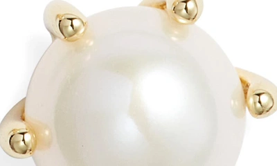 Ashton Gold Pearl Stud Earrings
