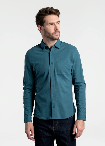 Shop Lole Colin Shirt In Arctic Blue