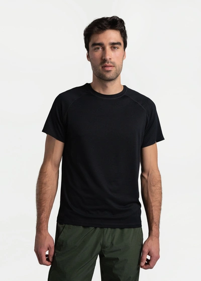 Shop Lole Jasper Short Sleeve In Black Beauty