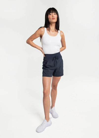 Shop Lole Momentum Shorts In Outer Space