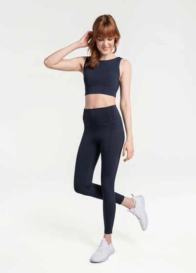 Shop Lole Step Up Ankle Leggings In Outer Space