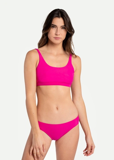 Shop Lole Wave Bralette Bikini Top In Rhubarb