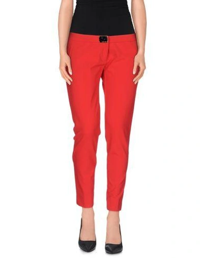 Shop Mangano Casual Pants In Red