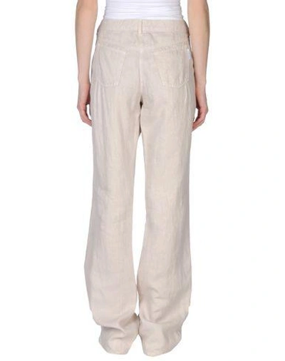 Shop Armani Collezioni Casual Pants In Ivory