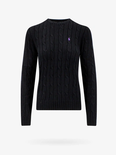Shop Polo Ralph Lauren Sweater In Black