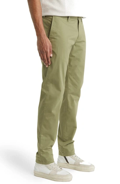Shop Open Edit Skinny Fit Stretch Chino Pants In Green Lichen