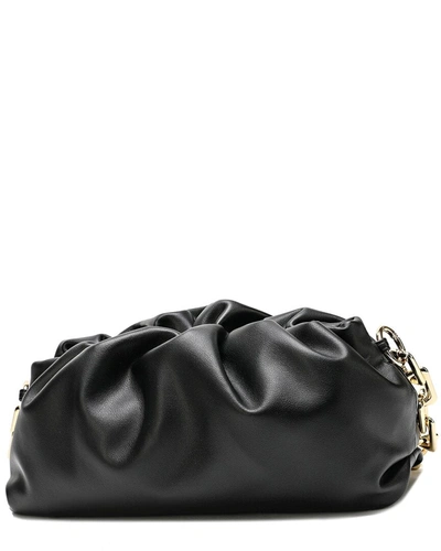 Shop Tiffany & Fred Quilted Leather Pouch/shoulder Bag In Black