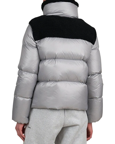 Shop Nb Series By Nicole Benisti Nicole Benisti Arlberg Down Jacket In Grey