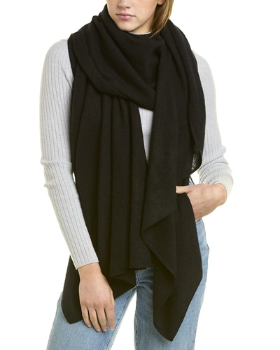 Shop In2 By Incashmere Cashmere Wrap Shawl In Black
