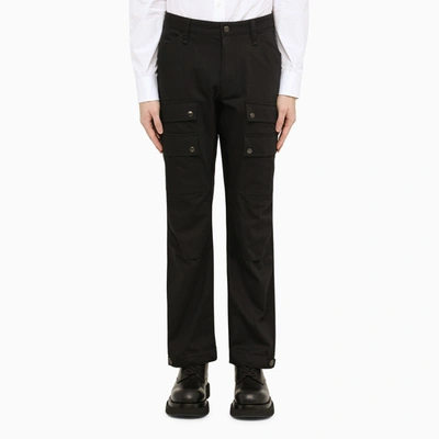 Shop Burberry | Black Multi-pocket Trousers