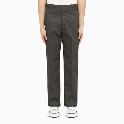 Shop Dickies Grey Straight-leg Trousers