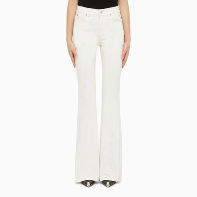 Shop Alexander Mcqueen | Ivory Flared Jeans In White
