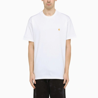 Shop Carhartt Wip | White S/s Chase T-shirt