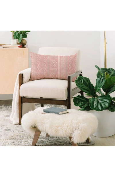 Deny Designs Little Arrow Design Co Pink Oblong Pillow In Multi