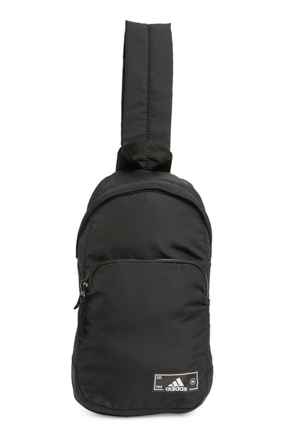 Shop Adidas Originals Essentials 2 Sling Crossbody Bag In Black