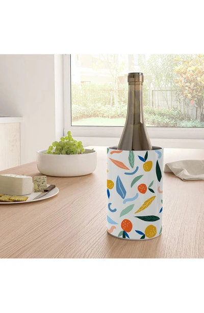 Deny Designs 83 Oranges Wine Chiller In Multi