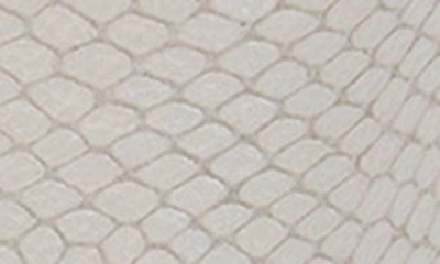 Shop Dolce Vita Perris Slide Sandal In Ivory Embossed Leather