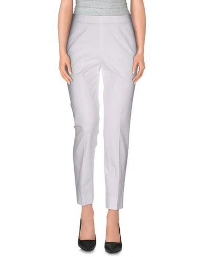 Shop Piazza Sempione Casual Pants In White
