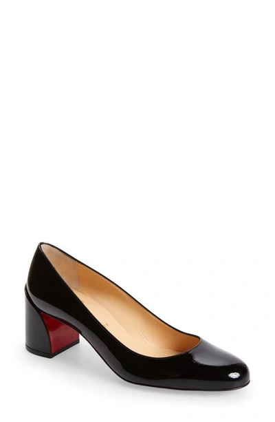 Shop Christian Louboutin Miss Sab Patent Pump In Black