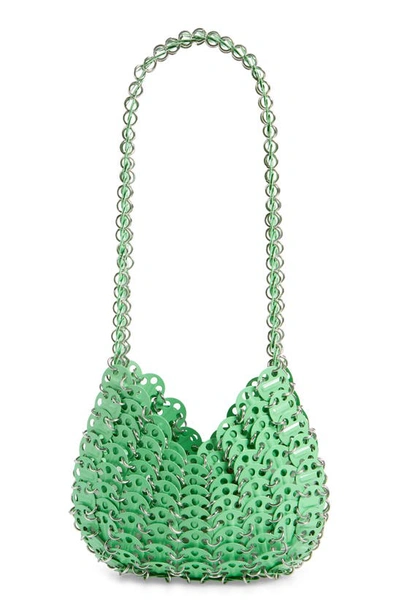 Shop Paco Rabanne Moon 1969 Icon Shoulder Bag In Bright Green P323