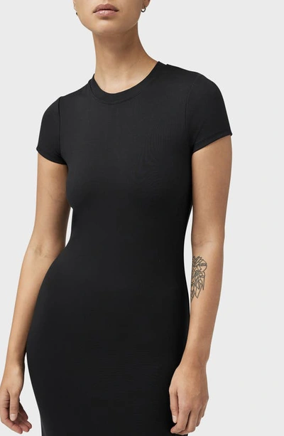 Shop Rag & Bone Lily T-shirt Maxi Dress In Black