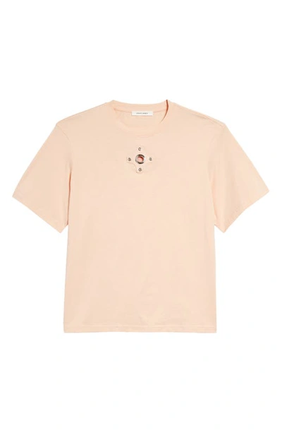 Shop Craig Green Dust Cap Cotton T-shirt In Peach