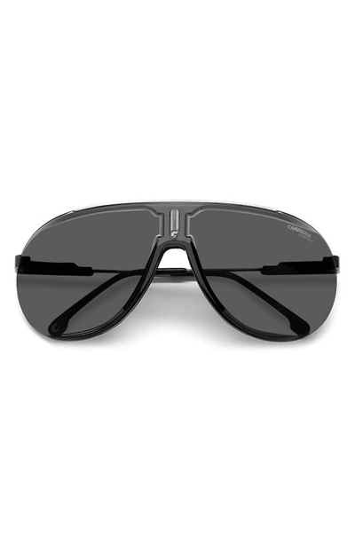 Shop Carrera Eyewear Superchampion 99mm Aviator Sunglasses In Dark Ruth Black/ Gray