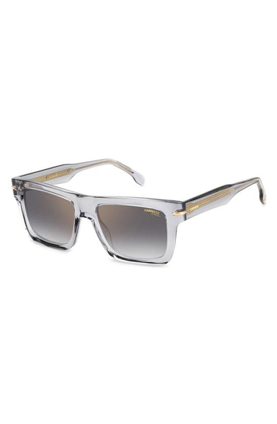 Shop Carrera Eyewear 54mm Rectangular Sunglasses In Grey/ Gray Sf Gd Sp