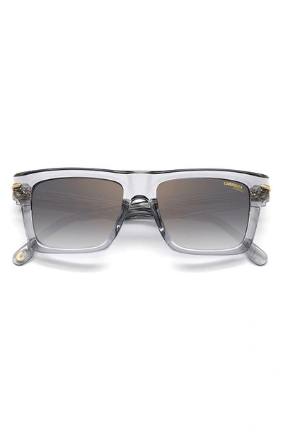 Shop Carrera Eyewear 54mm Rectangular Sunglasses In Grey/ Gray Sf Gd Sp