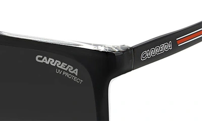 Shop Carrera Eyewear 61mm Gradient Flat Top Sunglasses In Black Red/ Grey Shaded