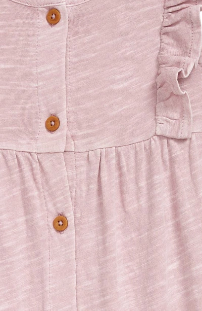 Nordstrom Ruffle Romper In Purple Keepsake