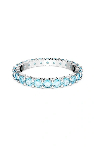 Swarovski Matrix Ring In Blue