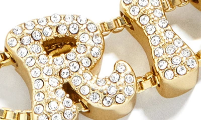 Baublebar Retro Custom Slider Bracelet In Gold