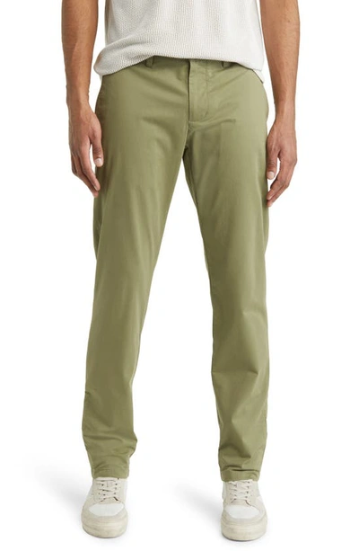 Shop Open Edit Skinny Fit Stretch Chino Pants In Green Lichen