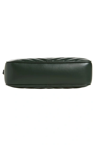 Shop Saint Laurent Lou Matelassé Leather Camera Bag In Vert Fonce