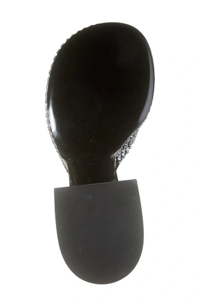 Shop Simon Miller Slice Heel Platform Sandal In Black Crystal