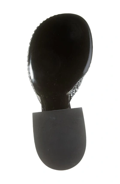 Simon Miller Slice Crystal Stud Platform Mule Sandals In Black Crystal