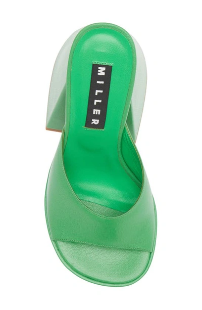 Shop Simon Miller Slice Heel Platform Sandal In Grass Green