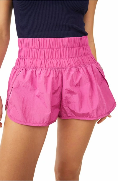 Shop Fp Movement The Way Home Shorts In Vivacious Violet