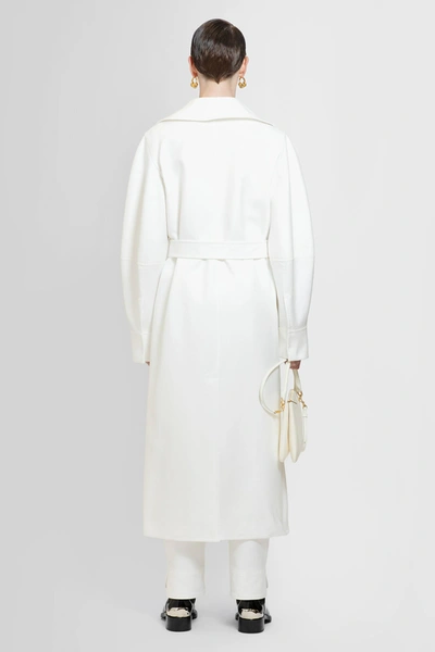 Shop Jil Sander Woman White Coats