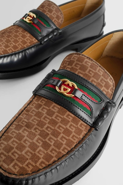 Shop Gucci Man Black Loafers