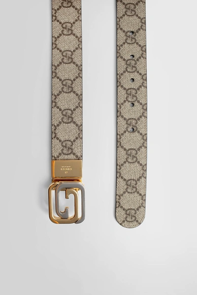 Shop Gucci Man Beige Belts