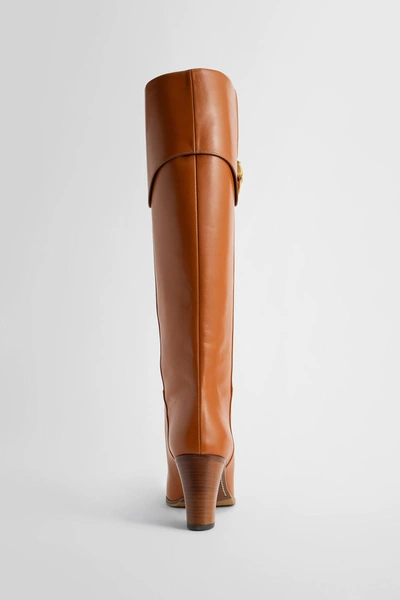 Shop Gucci Woman Brown Boots