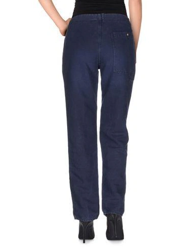 Shop Jo No Fui Casual Pants In Dark Blue